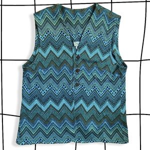 70s vintage Cass knit vest